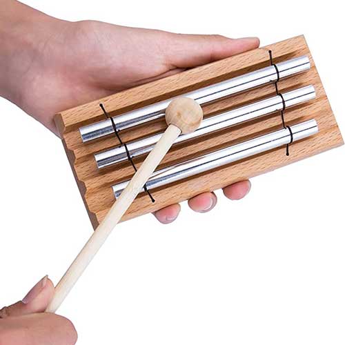 Campana de meditación de tres tonos